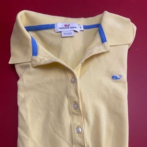Vineyard vines yellow polo